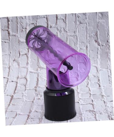 Ipetboom Hair Dryer Nozzle Hair Roller Dryer Mouth Cover Curly Hair Tools Curlers Tornado 18*8.5cm Purple - Buy Online on GoSupps.com