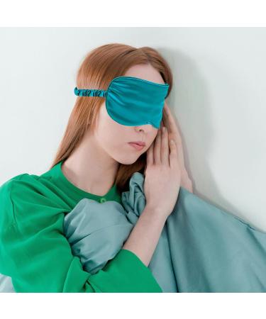 Silk Sleep Mask for Travel - Elastic Eye Mask for Women & Men - Breathable Pink Eye Mask - Buy Online on GoSupps.com