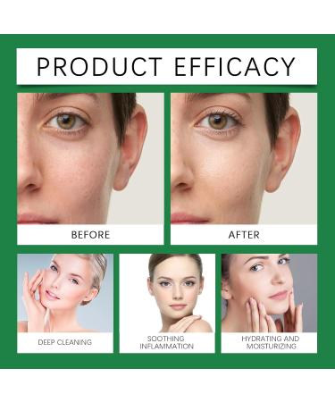 Hydrating & Deep-Cleansing Facial Cleanser - Pore Purifying Oil-Balancing & Moisturizing Face Wash For Sensitive Skin(2PCS) - Buy Online on GoSupps.com