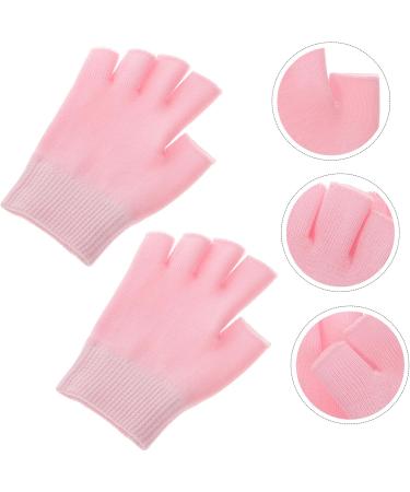 Healeved 1 Pair Moisturizing Gloves Gloves for Men Moisture Gloves for Hands Overnight Collagen Hand Spa Gloves Gel Mitten Gel Hand Gloves Hand Pink Fingerless Miss - Buy Online on GoSupps.com