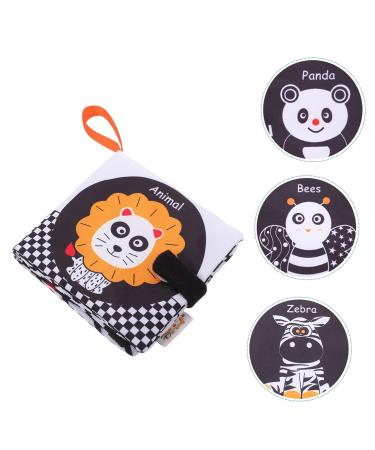 Shop Abaodam 8-Page White Fabric Baby Toy Book | Soft Engaging Children's Book for Toddlers | Perfect Baby Gift - International Shipping Available - Buy Online on GoSupps.com