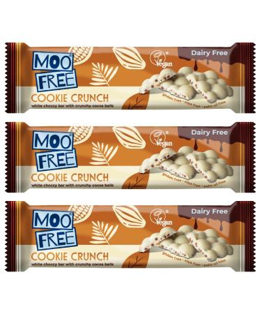 Moo Free Moo Free Dairy-Free Chocolate Bars 35g (10 GF Cookie Crunch)