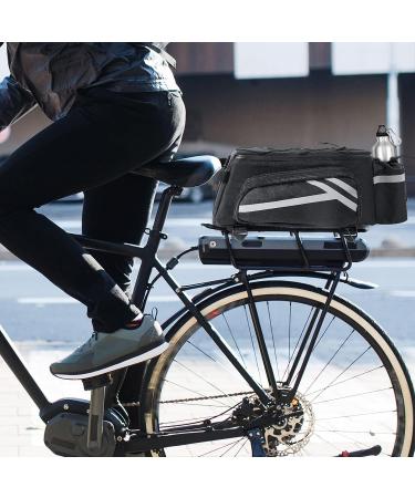 Frephy 14.5L Waterproof Bike Rear Rack Bag with Rain Cover - Ideal for Commuter and Trekking Bikes - Buy Online on GoSupps.com