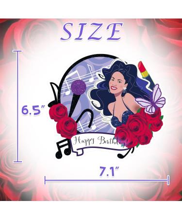 Selena Cake Topper Cupcake toppers Birthday Party Supplies for Girls - Buy Online on GoSupps.com