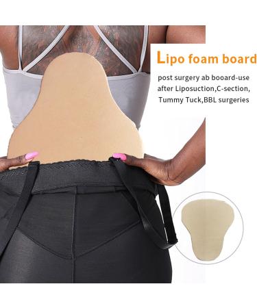 Post Surgery Foam Abdominal Board for Compression & Recovery | Tummy Tuck & Liposuction Support - International Shipping - Buy Online on GoSupps.com