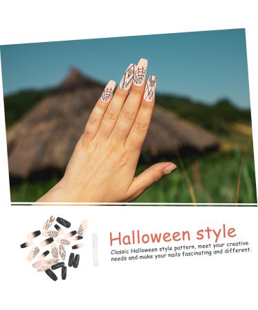 FRCOLOR 2 Sets Halloween Fake Nails Pride Press on Nails Halloween False Nails Halloween Rhinestone Fake Nails Halloween Fakes Nails Nail Art Supplies Coffin Acrylic Abs Woman Wedding - Buy Online on GoSupps.com