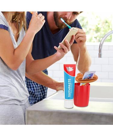 Virtcooy Pet Toothpaste Squeezer | Cartoon Animal Toothpaste Dispenser - Bear Shaped Panda Frog Cute Toothpaste Extruder Bathroom Accessories Ours - Buy Online on GoSupps.com