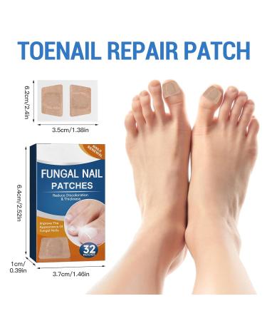 Roser 32 Piece Toenail Correction Patch | Nail Repair & Strengthening for Damaged & Discolored Nails - Buy Online on GoSupps.com