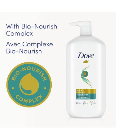 Dove Daily Moisture Conditioner with Bio-Nourish Complex moisturizes and nourishes dry hair 950 ml 1 count (Pack of 1) - Buy Online on GoSupps.com
