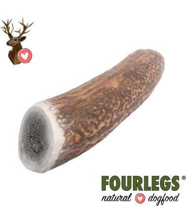 Fourles Natural Kausnack for Dogs - 100% Deer Antlers Dental Care & Minerals - Chewing Article Size XXL (1 Piece) - Premium Dog Treats - Buy Online on GoSupps.com