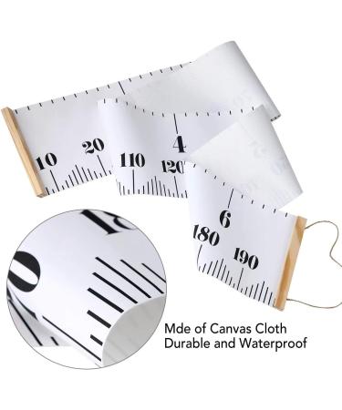Smlper Kids Height Chart Wall Hanging Ruler Canvas Growth Baby Nursery Decor 79x7.9 (Sun) White - Buy Online on GoSupps.com
