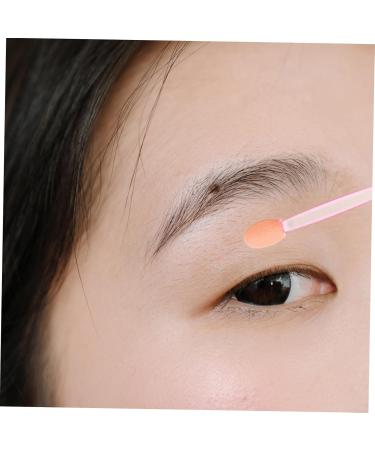 Housoutil 100pcs Eye Shadow Stick Sponge Applicator Makeup Cosmetic Make up Pink Rubber Cotton Woman Eye Patch 7.5x0.5cm Pink - Buy Online on GoSupps.com
