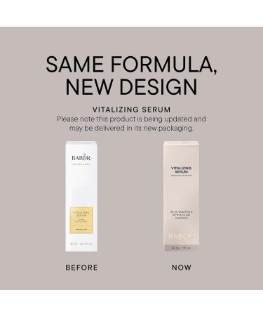 BABOR SKINOVAGE Vitalizing Serum for Tired Dipped Skin Revitalizing AntiAging Serum for Face Vegan Formula 30 ml - Buy Online on GoSupps.com