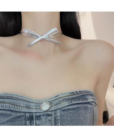 Oralgos Elegant Butterfly Necklace | Adjustable Handmade Silver Loop Charm Trailer - Perfect Gifts for Women - Buy Online on GoSupps.com