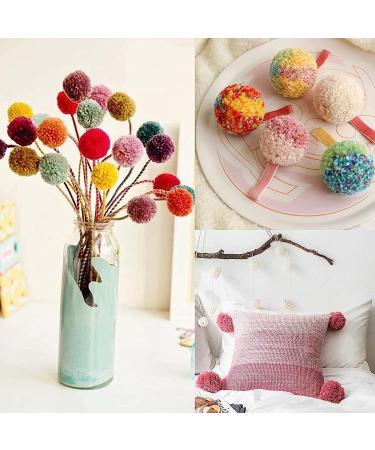 Pompom Maker EFly 4 Pcs Set - DIY Wool Knitting Craft Tool for Kids & Adults - Buy Online on GoSupps.com