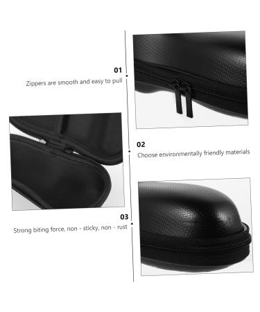 Vintorky Razor Case & Organizer | Stylish Travel Storage Box for Men & Women | Black Razor Holder - Buy Online on GoSupps.com