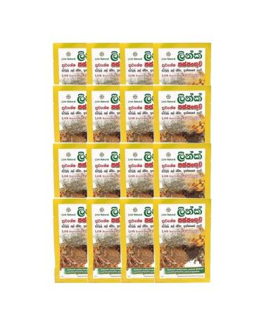 Link | Paspanguwa 25G | Its used to Combat Cold and related symptoms | Sri Lankan Ayurvedic Herbal Drink | Indian Origin | Pack Of 16