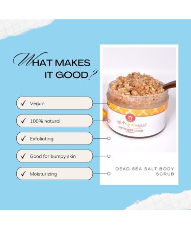 KP Body Scrub with Dead Sea Salt - A Girl's Gotta Spa! 10 oz Natural Moisturizers for Dry Skin | International Shipping Available - Buy Online on GoSupps.com