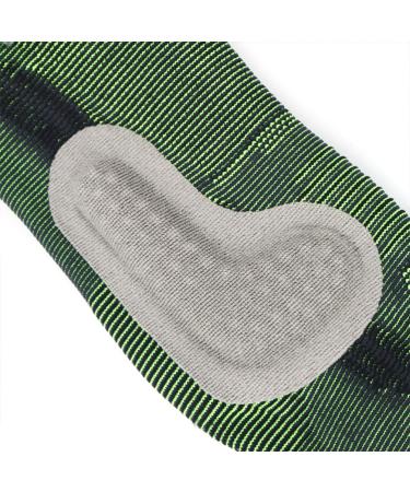 Buy 1pc Silicone Ankle Brace - Ankle Support Sleeve for Running & Sprains - Comfortable Black & Green Ankle Pads - Buy Online on GoSupps.com