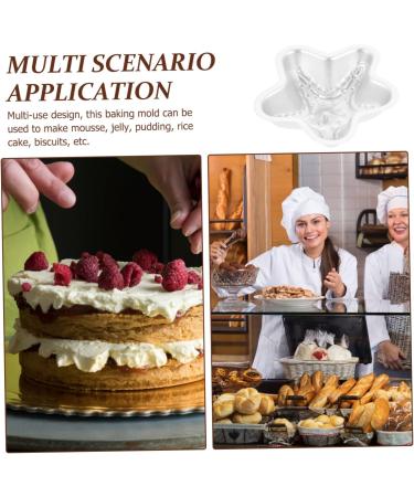 RORPOIR Food Mold Rolls Baking Tool Mold Mini Muffin Mini Baking Pans Cheesecake Pan Cake Mold 3D Bread Pan Celebrity 14X14X4CM Silver - Buy Online on GoSupps.com