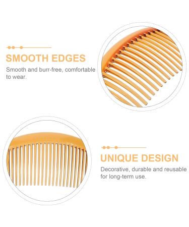 Buy Assorted Color Plastic Hair Clip Combs - Stylish & Versatile Side Combs for All Hair Types - International Shipping Available - Buy Online on GoSupps.com