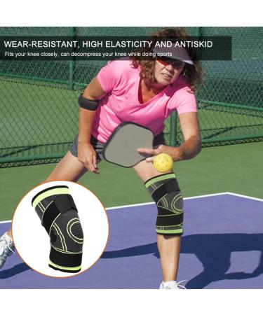 Buy Breathable Sports Knee Pads Warm Protection for Winter Training | Green L #213 - Buy Online on GoSupps.com
