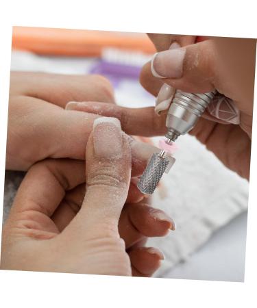 POPETPOP Nail Grinding Head Front Bumper Sticker Gel Polish Bit Acrylic Nail Drill Bits Cuticle Manicure Drill Remove Nail Gel Drill Bits Pedicure with Diamond Manicure Tools Tungsten Steel 7x1.2cm - Buy Online on GoSupps.com