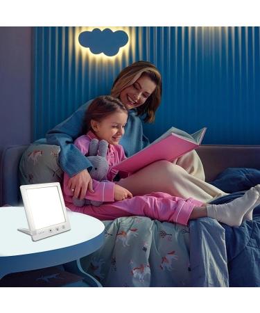 Sunlight Lamp 10000 Lux - 10000 Lux Bright Sunlight Lamps | Foldable Stand Touch Control Home Daylight Lamp with Temperature & Brightness Settings and Timer for Home White - Buy Online on GoSupps.com