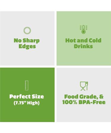 500 Count 7.75 Flexible Disposable Plastic Drinking Straws - Assorted Colors - Buy Online on GoSupps.com