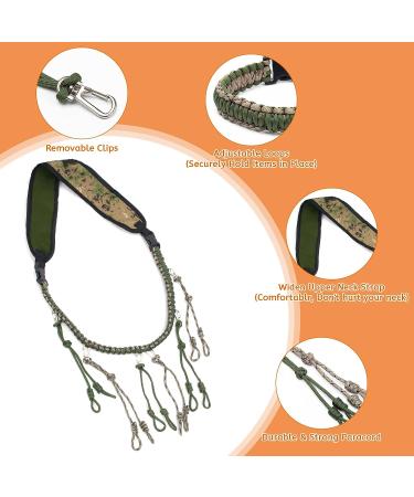 Adjustable Coolrunner Duck Call Lanyard for Hunting - Removable Paracord Loops for Duck, Pheasant, Waterfowl, Predator - Buy Online on GoSupps.com