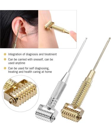 Buy Ear Acupuncture Points Probe Massage Roller - Silver Acupuncture Point Detector for Tension Relief - Buy Online on GoSupps.com