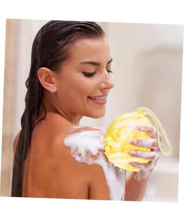 NOLITOY 5pcs Exfoliating Bath Sponge Set - Soft Body Scrubber & Shower Ball for Smooth Skin Cleaning - Buy Online on GoSupps.com