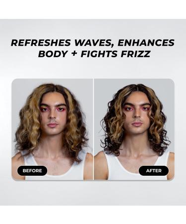 XMONDO Hair Wavetech Wave Revival Mist | Vegan Formula with Pro-Vitamin B5 and Essential Nutrients for Glowing Frizz Free Waves 8 Fl Oz 1-Pack - Buy Online on GoSupps.com