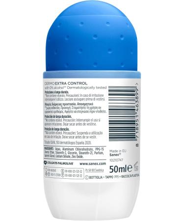 Sanex Roll-on Dermo Extra Control 50 ml Pack of 6 - Buy Online on GoSupps.com