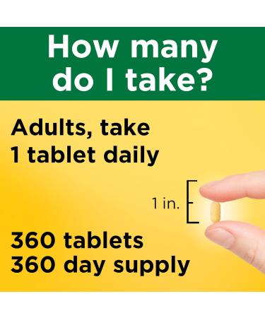 Nature Made Super B Complex with Vitamin C & Folic Acid - Immune Support Supplement 360 Tablets for 360-Day Supply - Buy Online on GoSupps.com