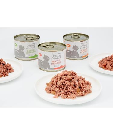 Mjamjam Premium Wet Cat Food - Grain Free Mix Package I (Chicken Beef Heart) 6 x 200g - Extra Meat Single Packs - Buy Online on GoSupps.com
