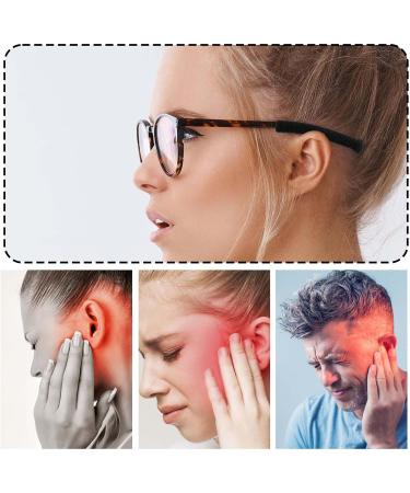 NHGAA 3 Pairs of Soft Elastic Knitted Cotton Glasses Ear Pads - Comfort Accessories for Sunglasses & Reading Glasses (Black) - Buy Online on GoSupps.com