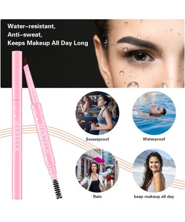 NIYET Eyebrow Pencil - Long-Lasting, Waterproof & Sweatproof Soft Brown for Daily Brow Makeup | 1 Count - Buy Online on GoSupps.com