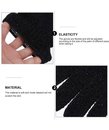 4 Pairs Exfoliating Back Scrub Gloves - Bath Mitts for Dead Skin Shower & Body Care | Loofah-Style Polyester Mittens - Buy Online on GoSupps.com