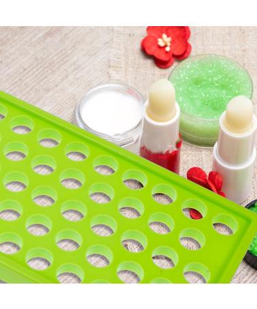 MAGICLULU Plateau de Remplissage 50 Trous pour Fabrication de Rouge L vres et Gloss Spatule Flexible Compatible Tubes 5 G pour Cr ation de Maquillage Domicile - Buy Online on GoSupps.com
