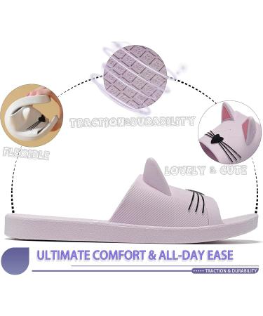 Vunavueya Shower & Bathing Shoes | Flip-Flops for Kids & Adults | Stylish Violet Slippers for Beach & Home | Sizes 30-44 EU - Buy Online on GoSupps.com
