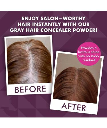 Hairline Powder Instantly Conceals Hair Loss Root Touch Up Hair Powder Hair Toppers for Women & Men Hair Fibers for Thinning Hair (A S) A 60 g (Pack of 1) - Buy Online on GoSupps.com