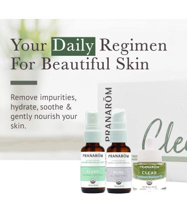 Pranarom Skincare Collection | 100% Pure Organic Essential Oils for Oily Skin - Cleanse Moisturize & Refresh - Buy Online on GoSupps.com