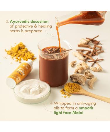 Na...t Habit Turmeric Face Malai Cream for Skin Glow & Pigmentation - Nutmeg Infused 30g | International Shipping - Buy Online on GoSupps.com