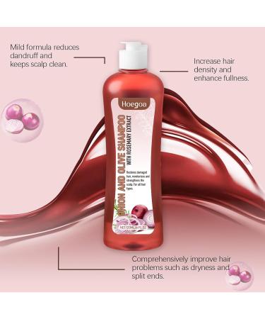 Shampooing + Apr s-Shampoing Shampoing avec Effet Volumateur Conditioner Aux Extraits d'Oignon et de Romarin Pour les Cheveux Ab m s et Cassants Nourrit les Racines et R pare la Texture du Cheveu - Buy Online on GoSupps.com