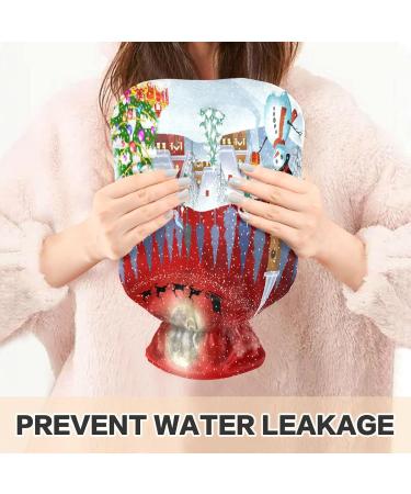 Christmas Tree Snowman Heat Bottle | 1L Pain Relief Water Heating Cushion & Bed Warmer - Ideal for Heat & Cold Therapy - Buy Online on GoSupps.com