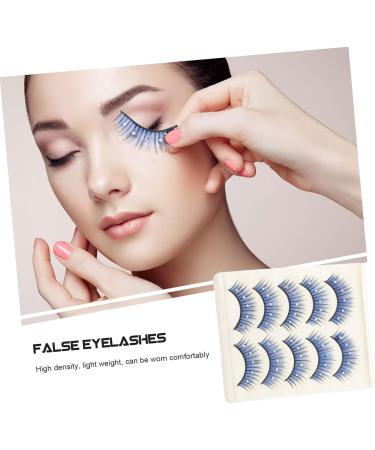 FRCOLOR Diamond Lashes 10 Pairs Lashes Natural False Reusable Soft Light Fake Lash Artificial Fiber Eyelash Diamond False Eyelashes - Buy Online on GoSupps.com