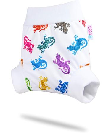Petit Lulu Geckos Cloth Nappy Wrap - Size S | Reusable Washable Diaper Wrap | European Made Cloth Nappies - Buy Online on GoSupps.com