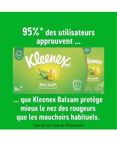 Kleenex Balsam Pack of 10 Handkerchiefs (8 + 2) - Buy Online on GoSupps.com