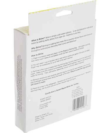 Regency Wraps Brining Bag Double Seal for Juicy & Flavorful Turkey - Gusset for Easy Storage - 23.5 x 19.5 Clear Pack of 1 - Buy Online on GoSupps.com